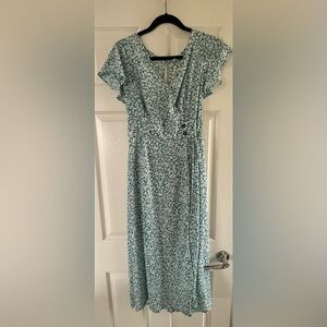 Sienna Sky Floral Blue Maxi Dress